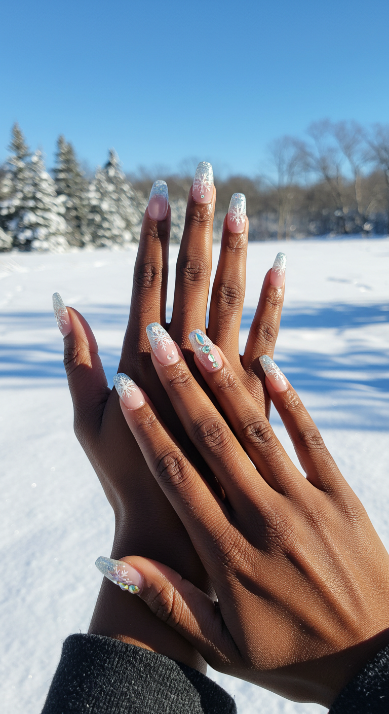 winter nail art